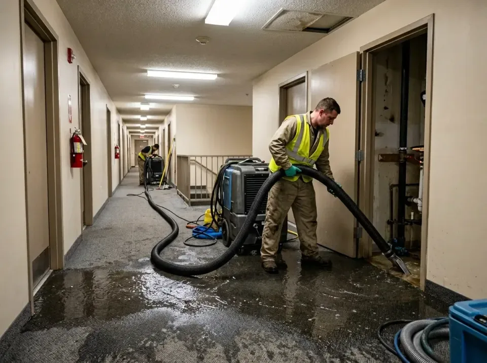multi-unit-apartment-hallway-f-005 — frequently asked questions, Emergency Burst Pipe Water Extraction & Removal in Chilton,…